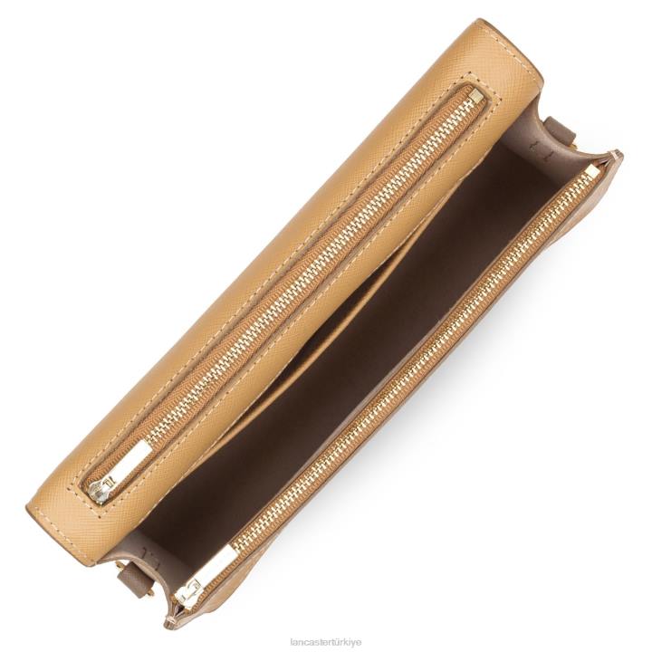 kadınlar m crossbody çanta Saffiano imzası doğal-poudre-vison Lancaster Paris çanta H0LP2123