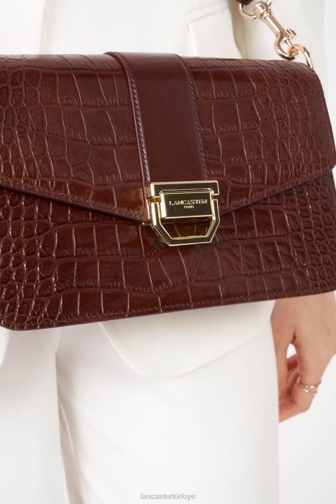 kadınlar m crossbody çanta egzotik cesaret chataigne Lancaster Paris çanta H0LP1304