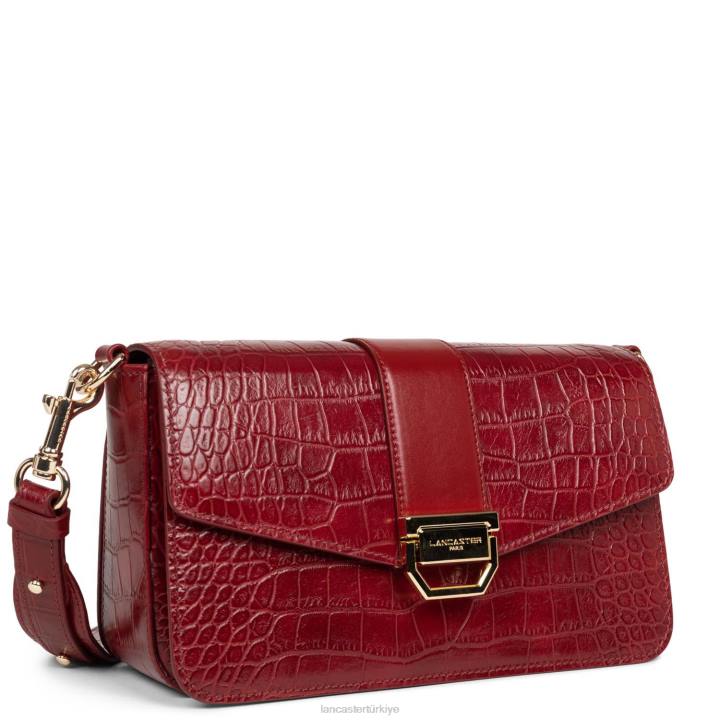 kadınlar m crossbody çanta egzotik cesaret kırmızı Lancaster Paris çanta H0LP1303