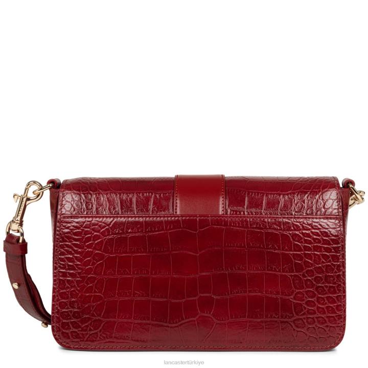 kadınlar m crossbody çanta egzotik cesaret kırmızı Lancaster Paris çanta H0LP1303