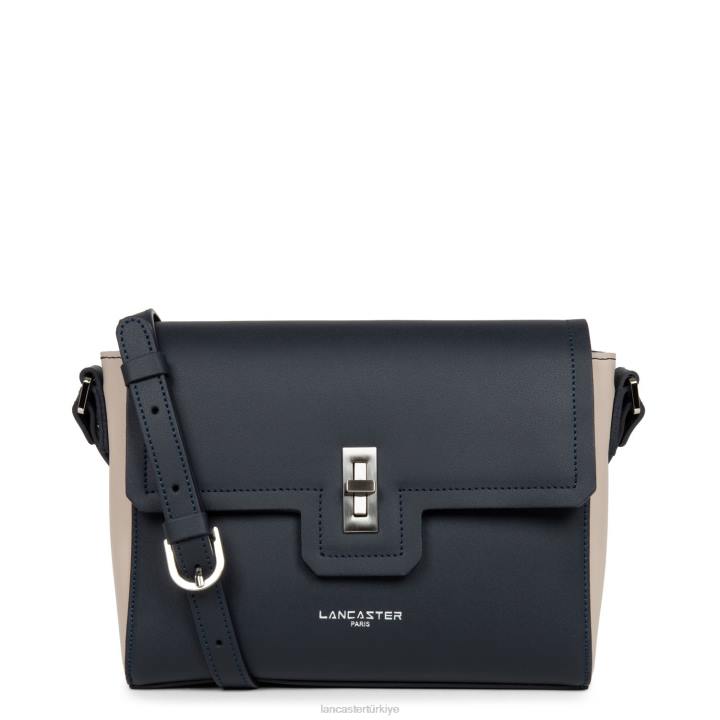 kadınlar m crossbody çanta şehir mae bleu fonce-galet gülü Lancaster Paris çanta H0LP2268