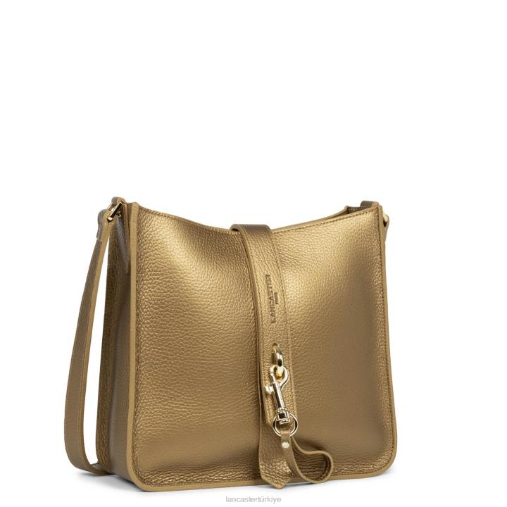 kadınlar m crossbody çanta foulonne çift kanca doğaüstü altın Lancaster Paris çanta H0LP1524