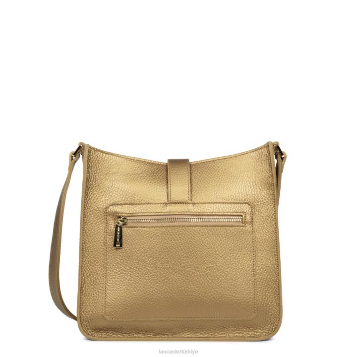 kadınlar m crossbody çanta foulonne çift kanca doğaüstü altın Lancaster Paris çanta H0LP1524