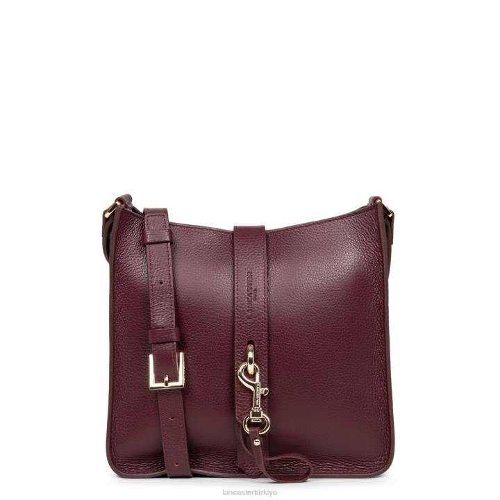 kadınlar m crossbody çanta foulonne çift kanca fuxia'ya dökme öncesi Lancaster Paris çanta H0LP1533