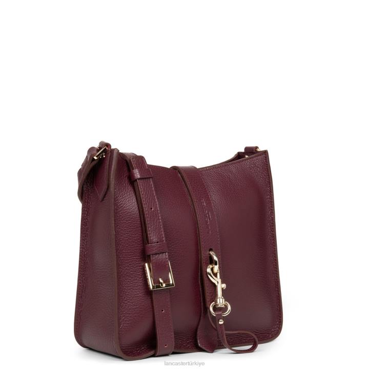 kadınlar m crossbody çanta foulonne çift kanca fuxia'ya dökme öncesi Lancaster Paris çanta H0LP1533