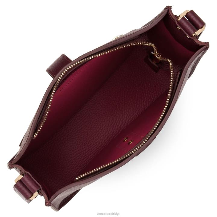 kadınlar m crossbody çanta foulonne çift kanca fuxia'ya dökme öncesi Lancaster Paris çanta H0LP1533