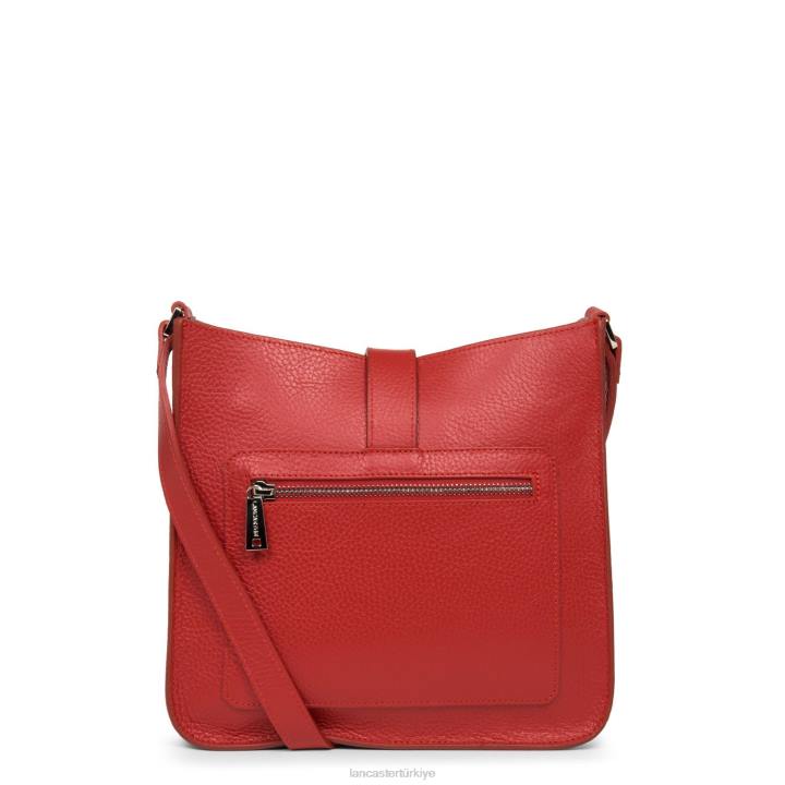 kadınlar m crossbody çanta foulonne çift kanca pudralı allık Lancaster Paris çanta H0LP1526