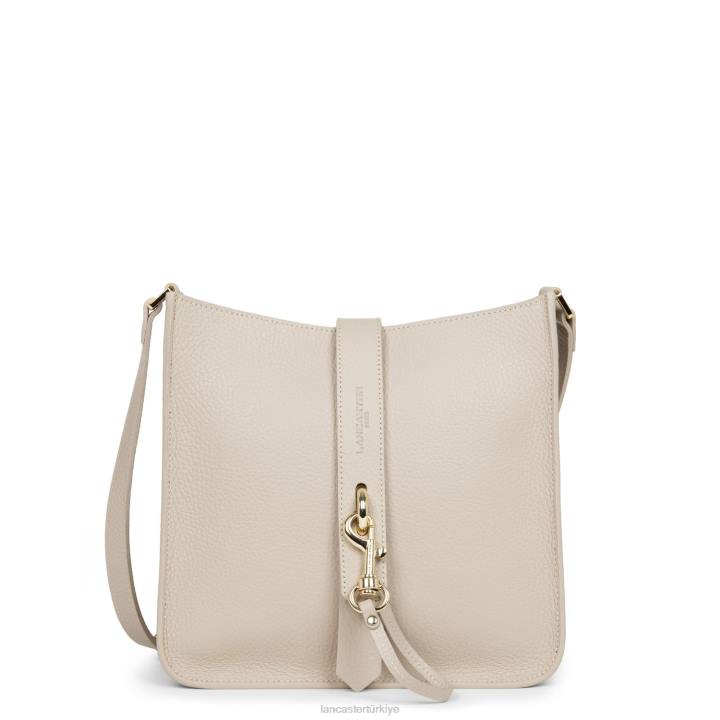 kadınlar m crossbody çanta foulonne çift kanca turuncu-bej Lancaster Paris çanta H0LP1535