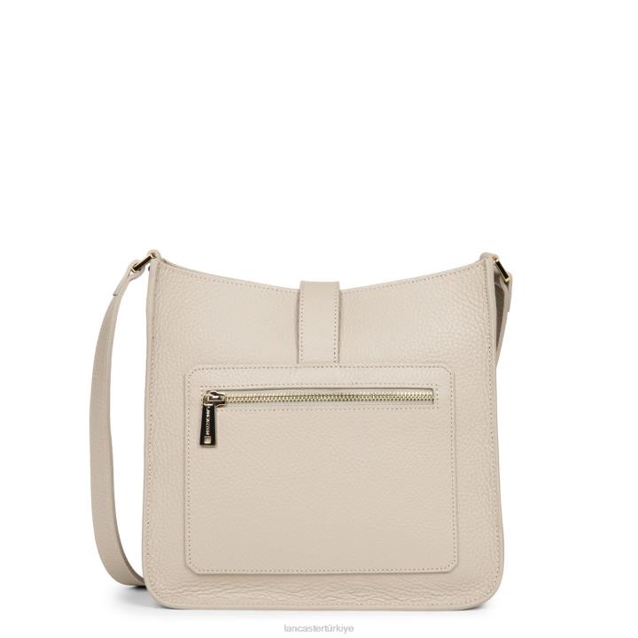 kadınlar m crossbody çanta foulonne çift kanca turuncu-bej Lancaster Paris çanta H0LP1535