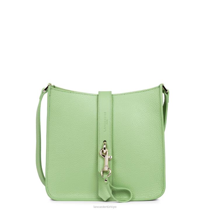 kadınlar m crossbody çanta foulonne çift kanca yeşim-veya Lancaster Paris çanta H0LP1538