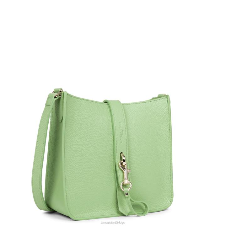 kadınlar m crossbody çanta foulonne çift kanca yeşim-veya Lancaster Paris çanta H0LP1538