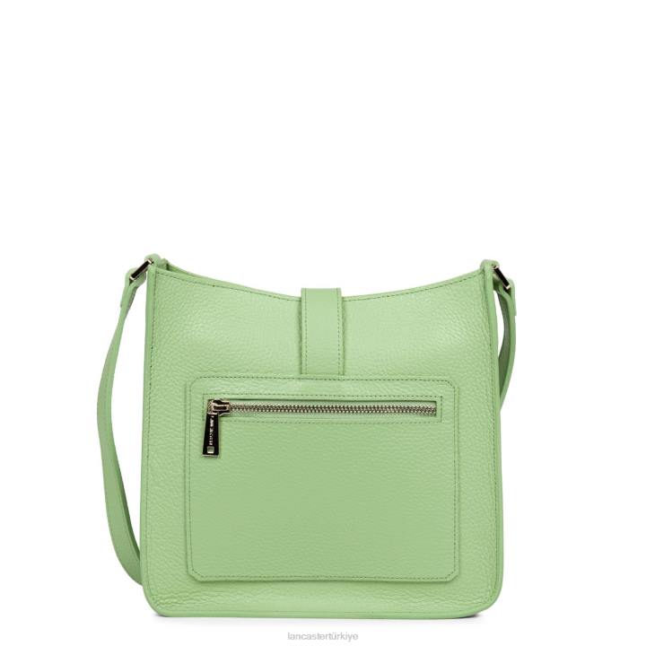 kadınlar m crossbody çanta foulonne çift kanca yeşim-veya Lancaster Paris çanta H0LP1538