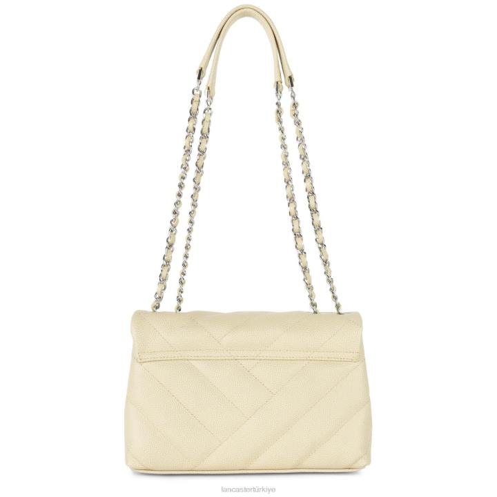 kadınlar m crossbody çanta havyar matelasse bej Lancaster Paris çanta H0LP2003