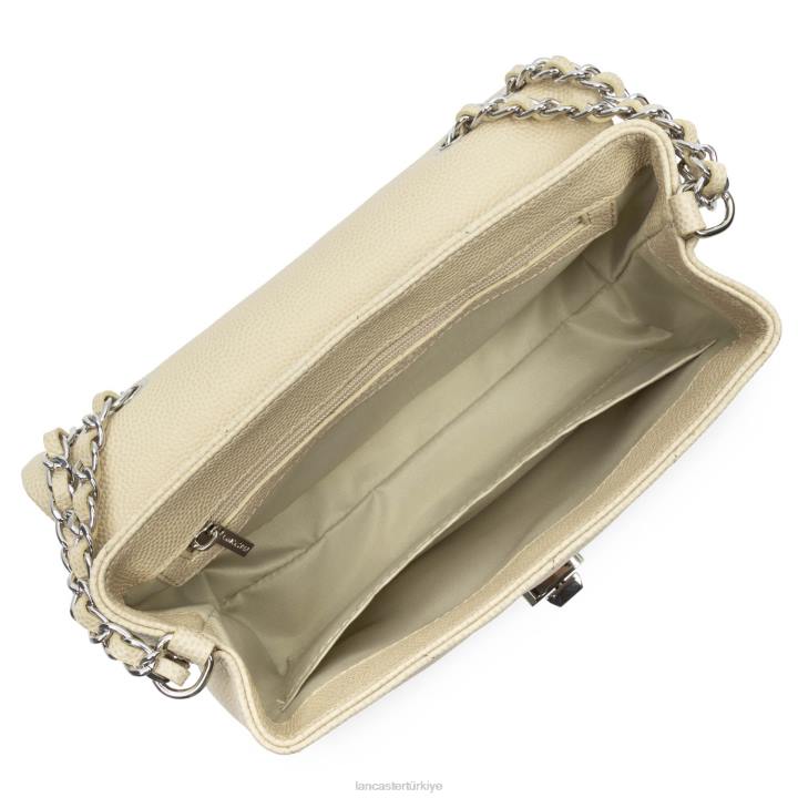 kadınlar m crossbody çanta havyar matelasse bej Lancaster Paris çanta H0LP2003