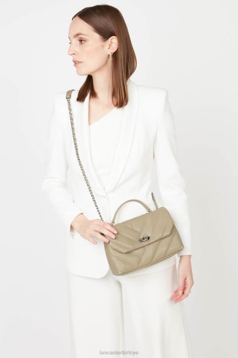 kadınlar m crossbody çanta havyar matelasse galet Lancaster Paris çanta H0LP2001