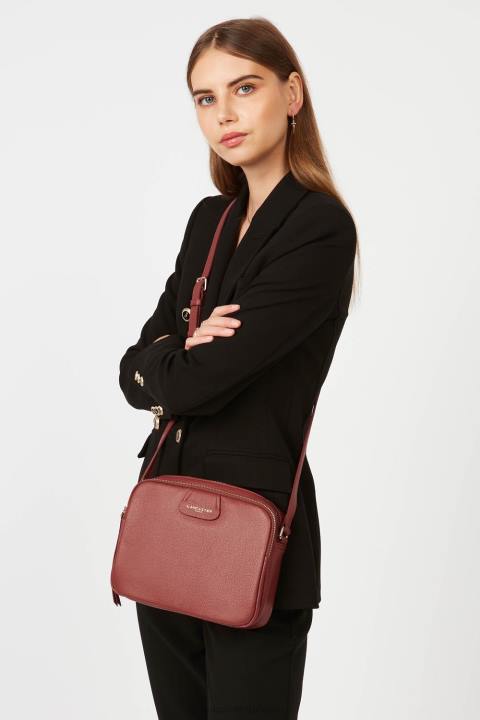 kadınlar m crossbody çanta kumul kırmızı ruj Lancaster Paris çanta H0LP1752