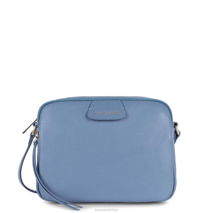 kadınlar m crossbody çanta kumul mavi taş Lancaster Paris çanta H0LP1757