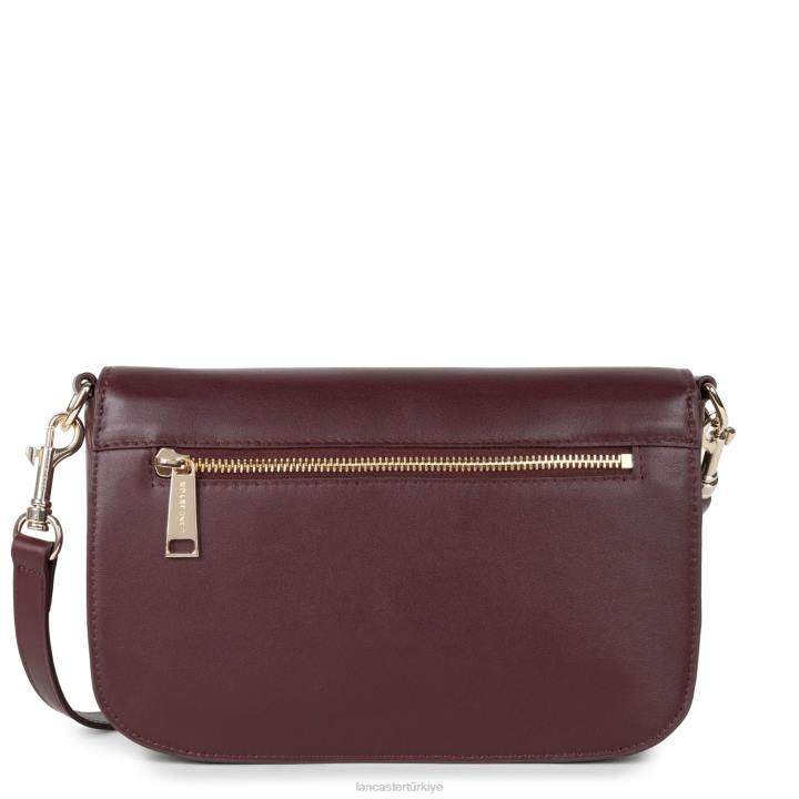 kadınlar m crossbody çanta moda madalyon bordo Lancaster Paris çanta H0LP2378
