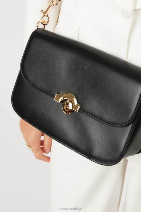 kadınlar m crossbody çanta moda madalyon kara Lancaster Paris çanta H0LP2379