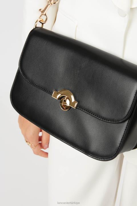 kadınlar m crossbody çanta moda madalyon kestane rengi Lancaster Paris çanta H0LP2385