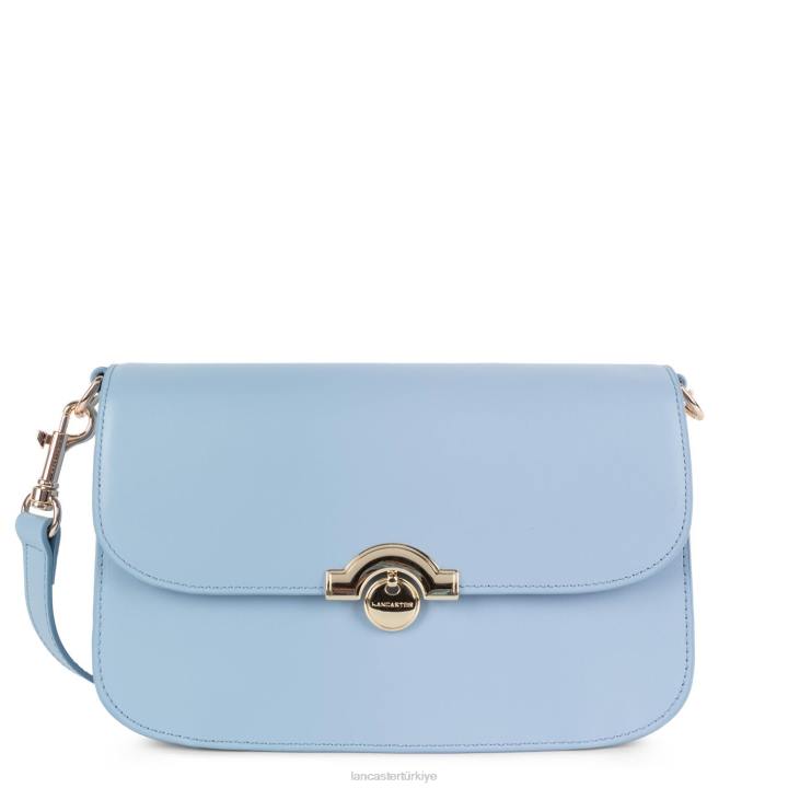 kadınlar m crossbody çanta moda madalyon mavi ciel Lancaster Paris çanta H0LP2376