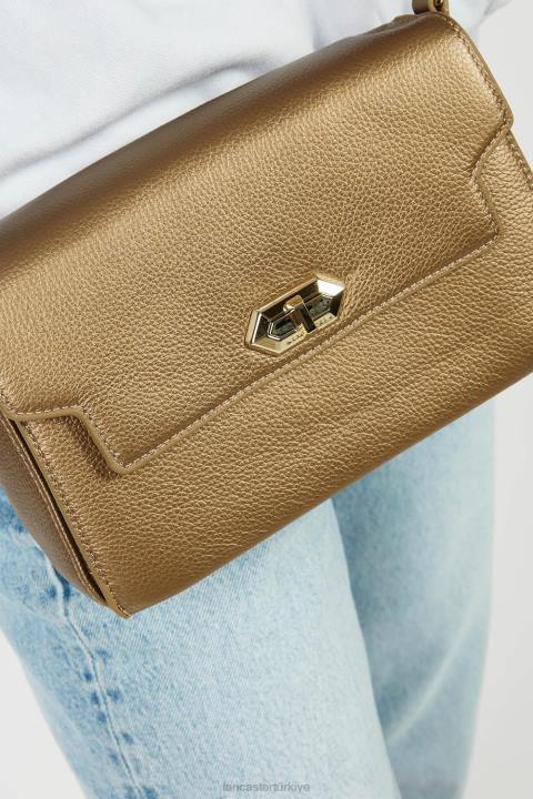 kadınlar stil sahibi çapraz askılı çanta foulonne milano altın antika Lancaster Paris çanta H0LP1427
