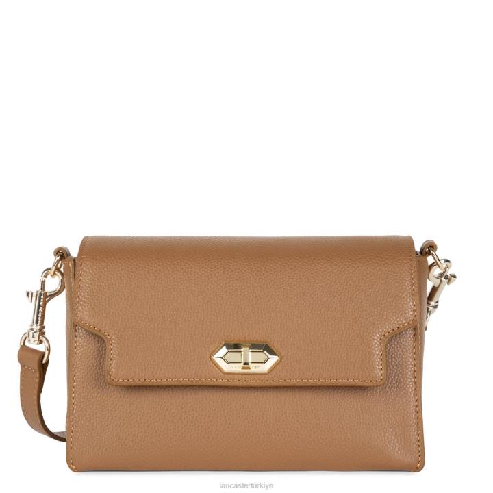 kadınlar stil sahibi çapraz askılı çanta foulonne milano deve Lancaster Paris çanta H0LP1425