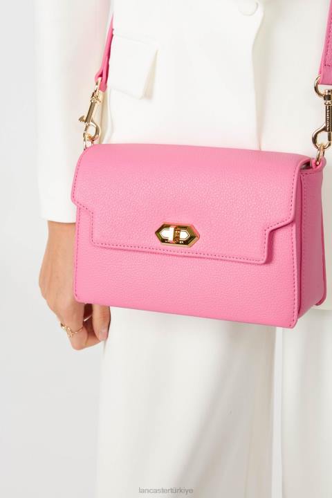 kadınlar stil sahibi çapraz askılı çanta foulonne milano gül Lancaster Paris çanta H0LP1435