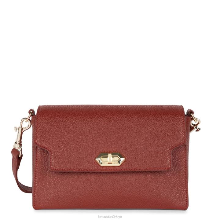 kadınlar stil sahibi çapraz askılı çanta foulonne milano kırmızı Lancaster Paris çanta H0LP1426