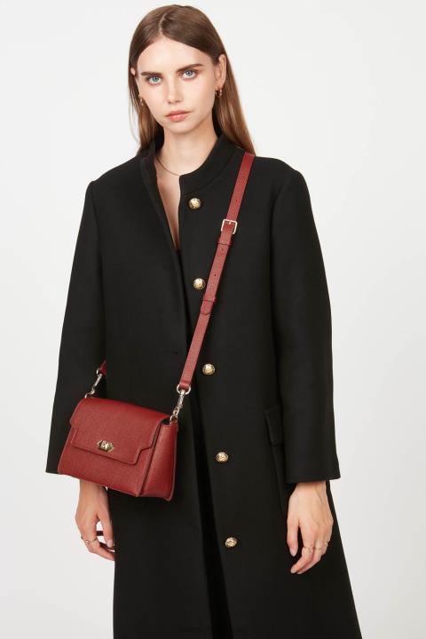 kadınlar stil sahibi çapraz askılı çanta foulonne milano kırmızı Lancaster Paris çanta H0LP1426