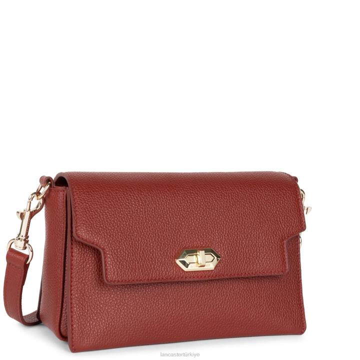 kadınlar stil sahibi çapraz askılı çanta foulonne milano kırmızı Lancaster Paris çanta H0LP1426