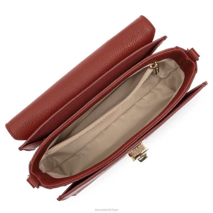 kadınlar stil sahibi çapraz askılı çanta foulonne milano kırmızı Lancaster Paris çanta H0LP1426