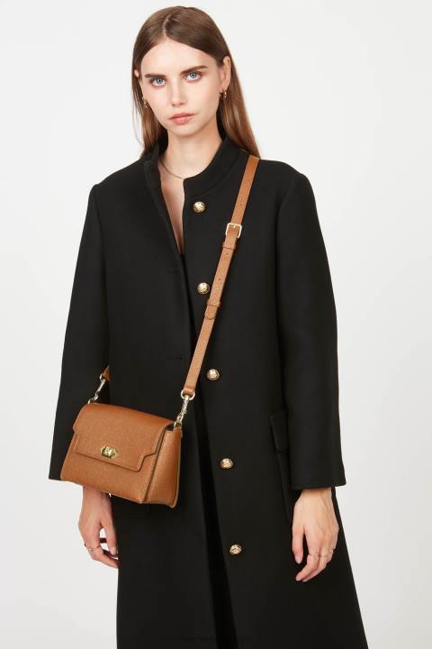 kadınlar stil sahibi çapraz askılı çanta foulonne milano karamel Lancaster Paris çanta H0LP1438