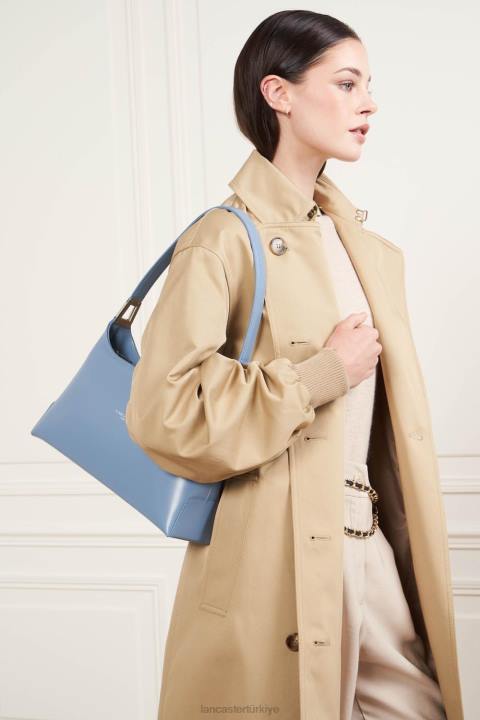 kadınlar büyük baget çanta tatlı ace mavi taş Lancaster Paris çanta H0LP1277