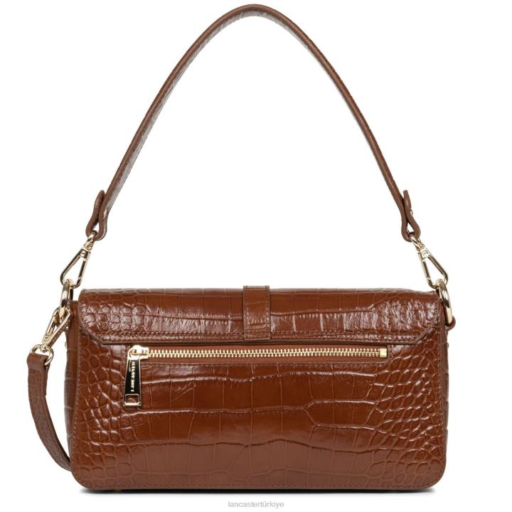 kadınlar baget çanta egzotik croco cn karamel Lancaster Paris çanta H0LP4409