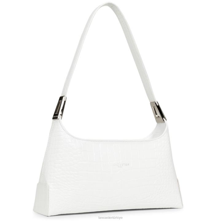 kadınlar baget çanta egzotik lezard ve timsah fr beyaz Lancaster Paris çanta H0LP456