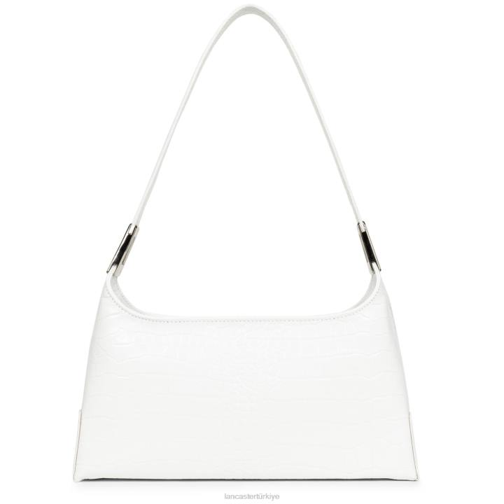 kadınlar baget çanta egzotik lezard ve timsah fr beyaz Lancaster Paris çanta H0LP456