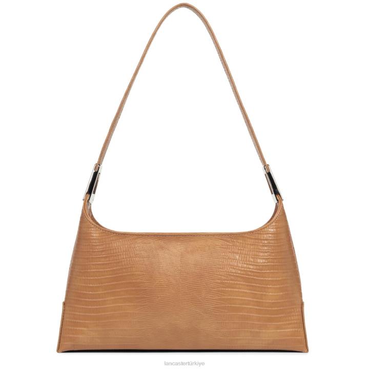 kadınlar baget çanta egzotik lezard ve timsah fr deve lezard Lancaster Paris çanta H0LP453