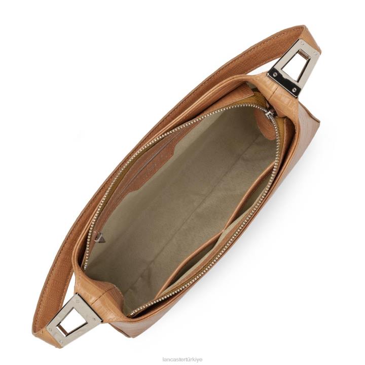 kadınlar baget çanta egzotik lezard ve timsah fr deve lezard Lancaster Paris çanta H0LP453