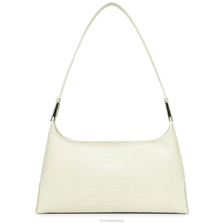 kadınlar baget çanta egzotik lezard ve timsah fr ekru-lezard Lancaster Paris çanta H0LP454
