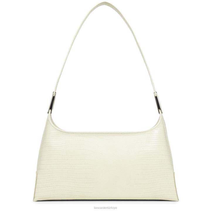 kadınlar baget çanta egzotik lezard ve timsah fr ekru-lezard Lancaster Paris çanta H0LP454