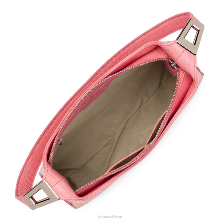 kadınlar baget çanta egzotik lezard ve timsah fr gül Lancaster Paris çanta H0LP452