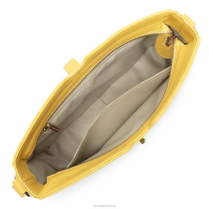 kadınlar baget çanta foulonne milano modası sarı Lancaster Paris çanta H0LP4136