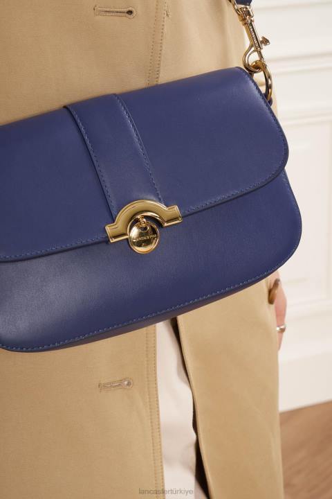 kadınlar baget çanta moda madalyon bleu roi Lancaster Paris çanta H0LP897