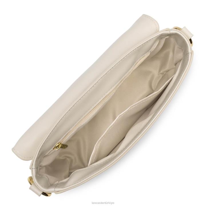 kadınlar baget çanta moda madalyon ekru Lancaster Paris çanta H0LP892