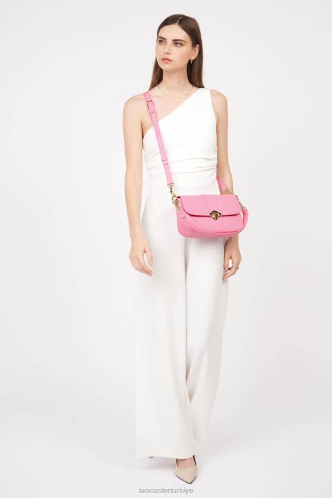 kadınlar baget çanta moda madalyon gül Lancaster Paris çanta H0LP893