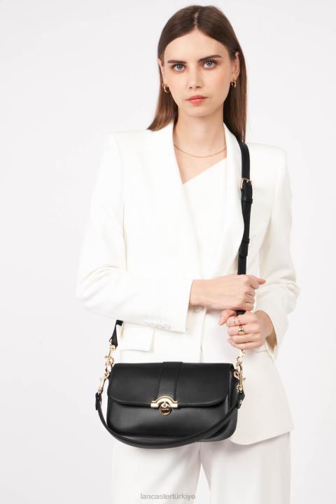 kadınlar baget çanta moda madalyon kestane rengi Lancaster Paris çanta H0LP901