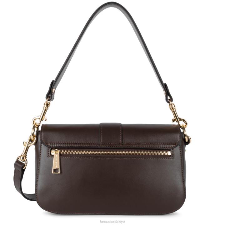 kadınlar baget çanta moda madalyon kestane rengi Lancaster Paris çanta H0LP901