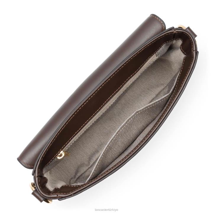 kadınlar baget çanta moda madalyon kestane rengi Lancaster Paris çanta H0LP901