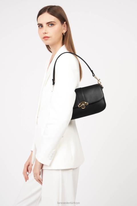 kadınlar baget çanta moda madalyon kestane rengi Lancaster Paris çanta H0LP901